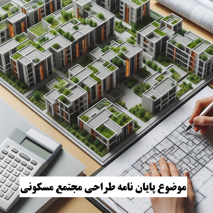 موضوع پایان نامه طراحی مجتمع مسکونی