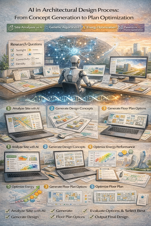 کاربرد هوش مصنوعی در فرآیند طراحی معماری